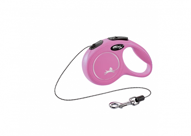 Рулетка-поводок для кошек flexi Cat XS 3 м трос, розовый