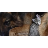Коврик для стола Toex 90х60 см кот с собачкой