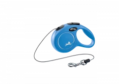 Рулетка-поводок для кошек flexi Cat XS 3 м трос, синий