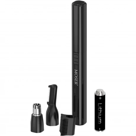 Набор для стрижки Moser 5640-1801 для носа, бороды, бровей, 3 насадки Li-АКБ