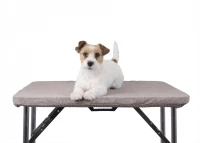 Накидка Show Tech+ из микрофибры для грумерского стола 110х60 см, серая