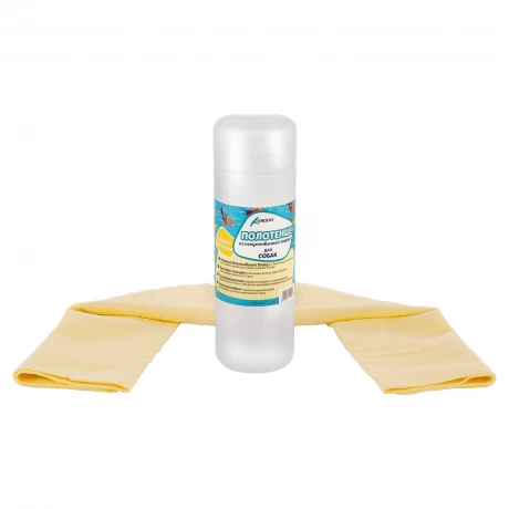 Полотенце GRODO из искусственной замши, цвет желтый