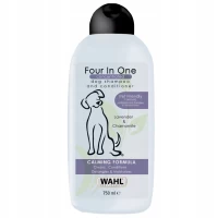 NEW Шампунь для собак Wahl 4 в 1 с лавандой и ромашкой 750 мл
