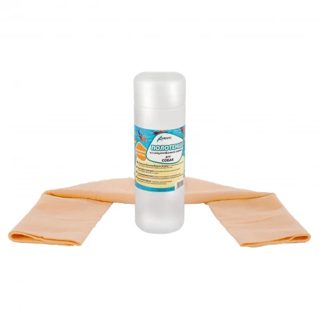 Полотенце GRODO из искусственной замши, цвет оранжевый