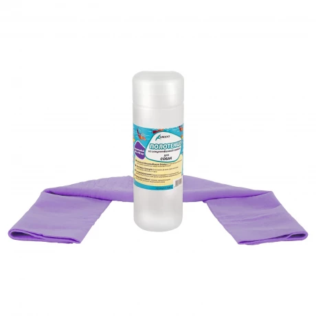 Полотенце GRODO из искусственной замши, цвет фиолетовый