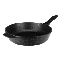 Сковорода GURMAN 28 см, съемная ручка с покрытием Soft touch