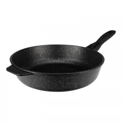 Сковорода GURMAN 28 см, съемная ручка с покрытием Soft touch