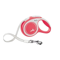 Поводок-рулетка flexi New Comfort XS 3 м 12 кг лента, красный