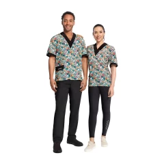 Рубашка Artero с V-образным вырезом и принтом &quot;Мульти&quot;, размер M