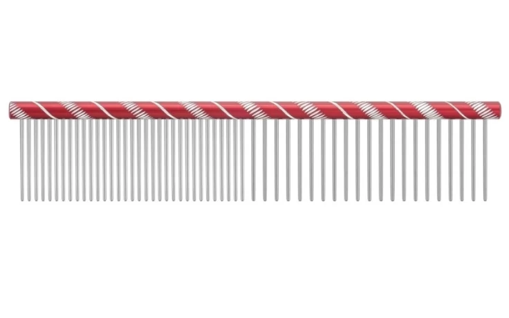 Расчёска GRODO с градуировкой 25 см с зубчиками 3,4 мм, цвета в ассортименте