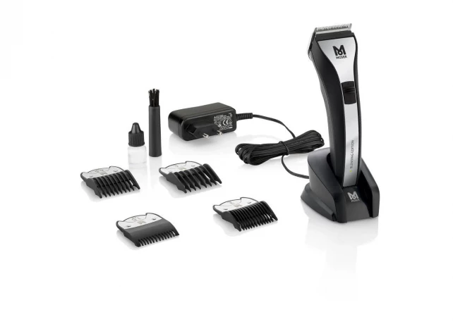Машинка для стрижки Moser 1877-0052 Chrome2Style Blending Edition, черный-серебро