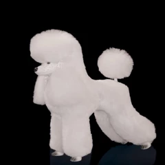 Манекен собаки Show Tech обучающий, цвет белый