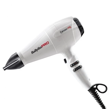 Фен BaByliss Pro CARUSO-HQ Ionic, 2400W, белый