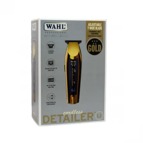 NEW Машинка для стрижки Wahl 8171-716 Detailer Cordless, золотой