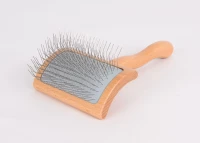 Русская пуходерка Show Tech деревянная с длинными зубцами, маленькая