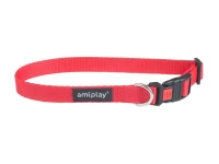 Ошейник регулируемый AmiPlay Basic с блокировкой красный, размер L