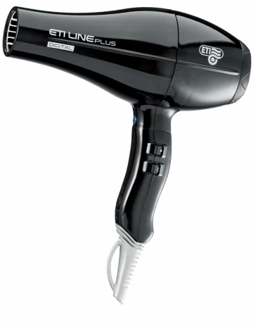 Фен ETI Line Digital Plus 2500 ватт, черный