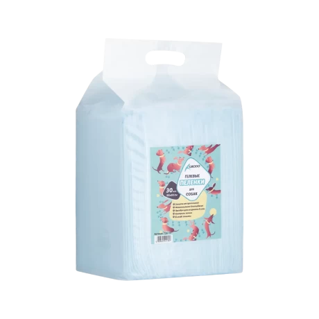 Гелевые пеленки GRODO для собак 90х60 см, 30 шт.