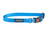 Ошейник регулируемый AmiPlay Basic с блокировкой синий, размер L