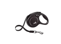 Поводок-рулетка для собак flexi New Classic XS 3 м лента, черный