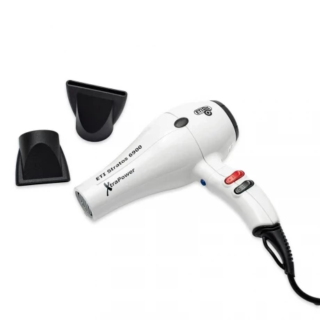 Фен ETI Stratos 6900 Xtrapower 2500 ватт, белый