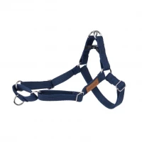 Шлейка регулируемая AmiPlay EASY GO Cotton M 30-50/2 см, темно-синий