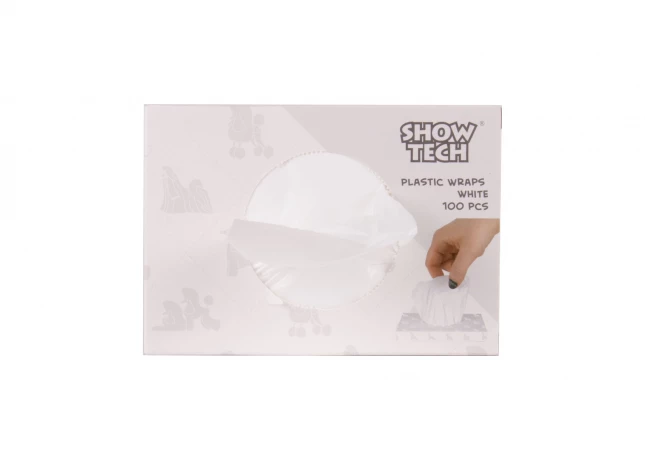 Пластиковая бумага Show Tech для папильоток, белая