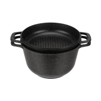 Казан GURMAN с крышкой-сковородой 5 л