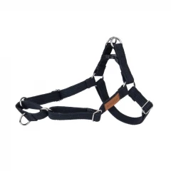 Шлейка регулируемая AmiPlay EASY GO Cotton S 20-35/1.5 см, черная