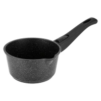 Ковш GURMAN 1,3 л, с крышкой и съемной ручкой, индукционное дно