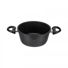 Кастрюля GURMAN 2 л, с термостойкой стеклянной крышкой, индукция