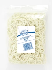 Резиночки для папильоток Show Tech белые, 1000 шт.