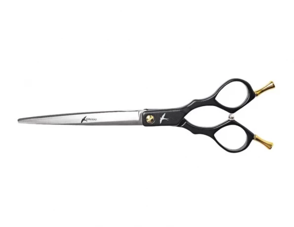 Ножницы GRODO Silk Slice изогнутые для корейской стрижки, 6,5"