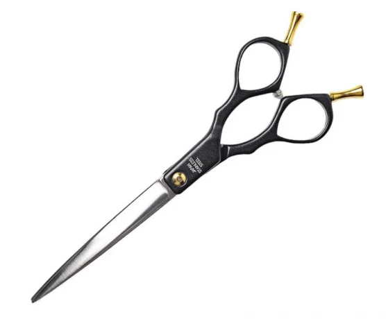 Ножницы GRODO Silk Slice изогнутые для корейской стрижки, 6,5"