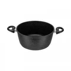 Кастрюля GURMAN 5,7 л, с термостойкой стеклянной крышкой, индукция