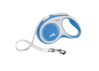 Поводок-рулетка flexi New Comfort S 5 м 15 кг лента, синий
