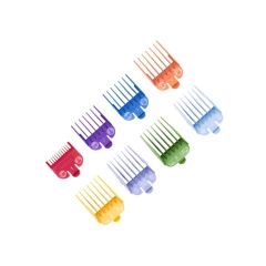 Набор пластиковых насадок 8 шт. цветные для машинок Wahl