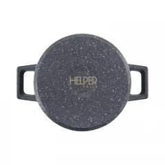 Кастрюля GRANIT 3 л, с термостойкой стеклянной крышкой 20 см