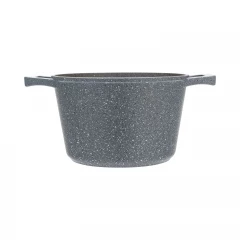 Кастрюля GRANIT 5 л, с термостойкой стеклянной крышкой 24 см