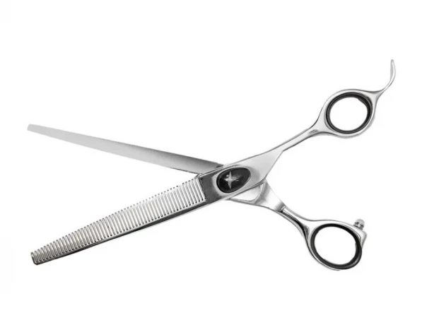 Ножницы GRODO Silk Slice филировочные с большим черным винтом 7" 56T