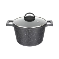 Кастрюля GURMAN 3 л, с термостойкой стеклянной крышкой 20 см, galaxy