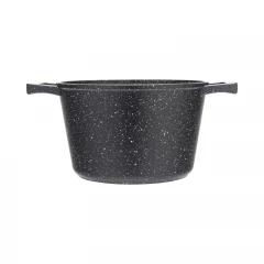 Кастрюля GURMAN 5 л, с термостойкой стеклянной крышкой 24 см, galaxy