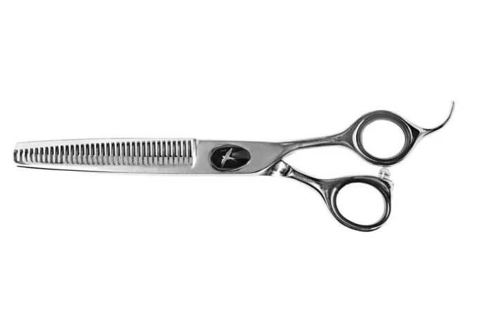 Ножницы GRODO Silk Slice филировочные с большим черным винтом, 5,5" 35T