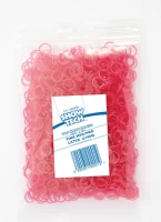 Резиночки латексные Show Tech розовые, 1000 шт.