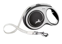 Поводок-рулетка для собак flexi New Comfort L 8 м лента, черный