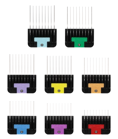 Набор металических насадок Andis стандарта A5, 8 шт.