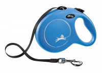 Поводок-рулетка для собак flexi New Classic L 8 м лента, синий